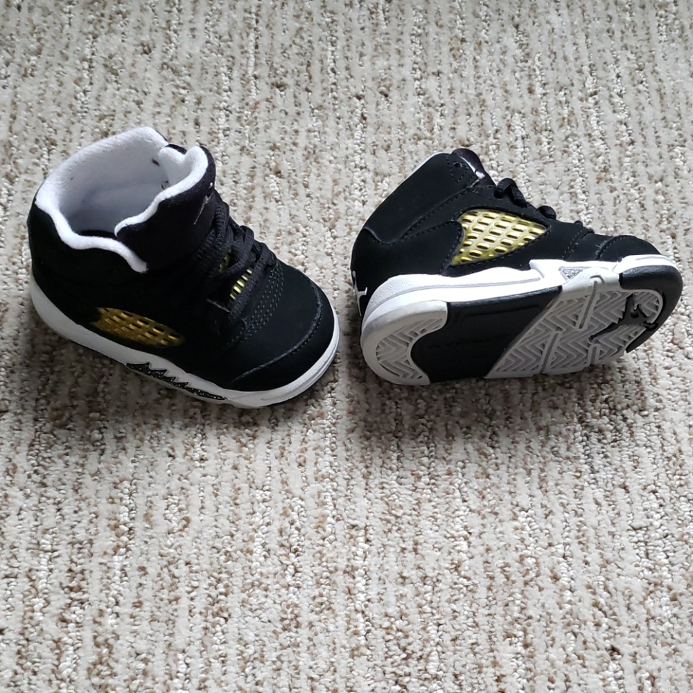 Baby/Toddler Black Nike Jordan 5 Size 3C
